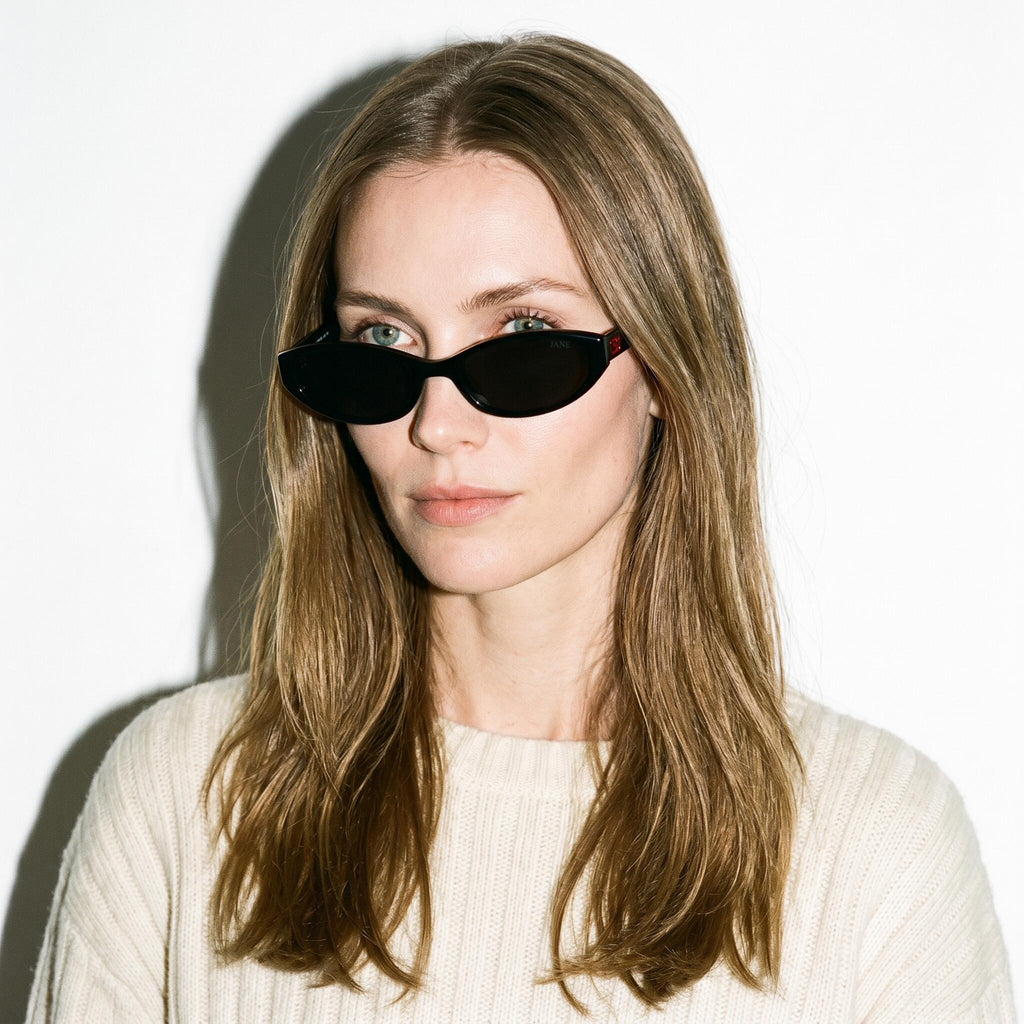 Simone | Noir - Jane Eyewear